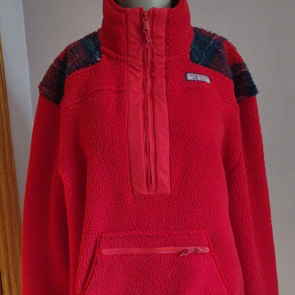 Vineyard Vines Fleece Pullover Jacket/Sweatshirt